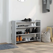 VIDAXL -Schuhregal 80x25x62 cm verarbeitetes Holzgrau Sonoma Eiche Farbe - afbeelding 3
