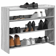 VIDAXL -Schuhregal 80x25x62 cm verarbeitetes Holzgrau Sonoma Eiche Farbe - afbeelding 1