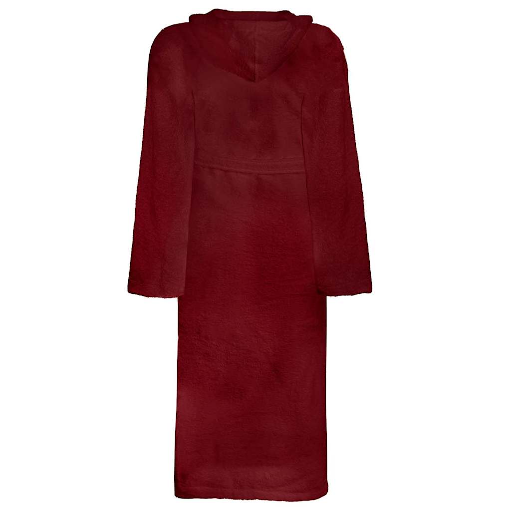 VidaXL Bademantel Kinn Rot mit Baumwolle
