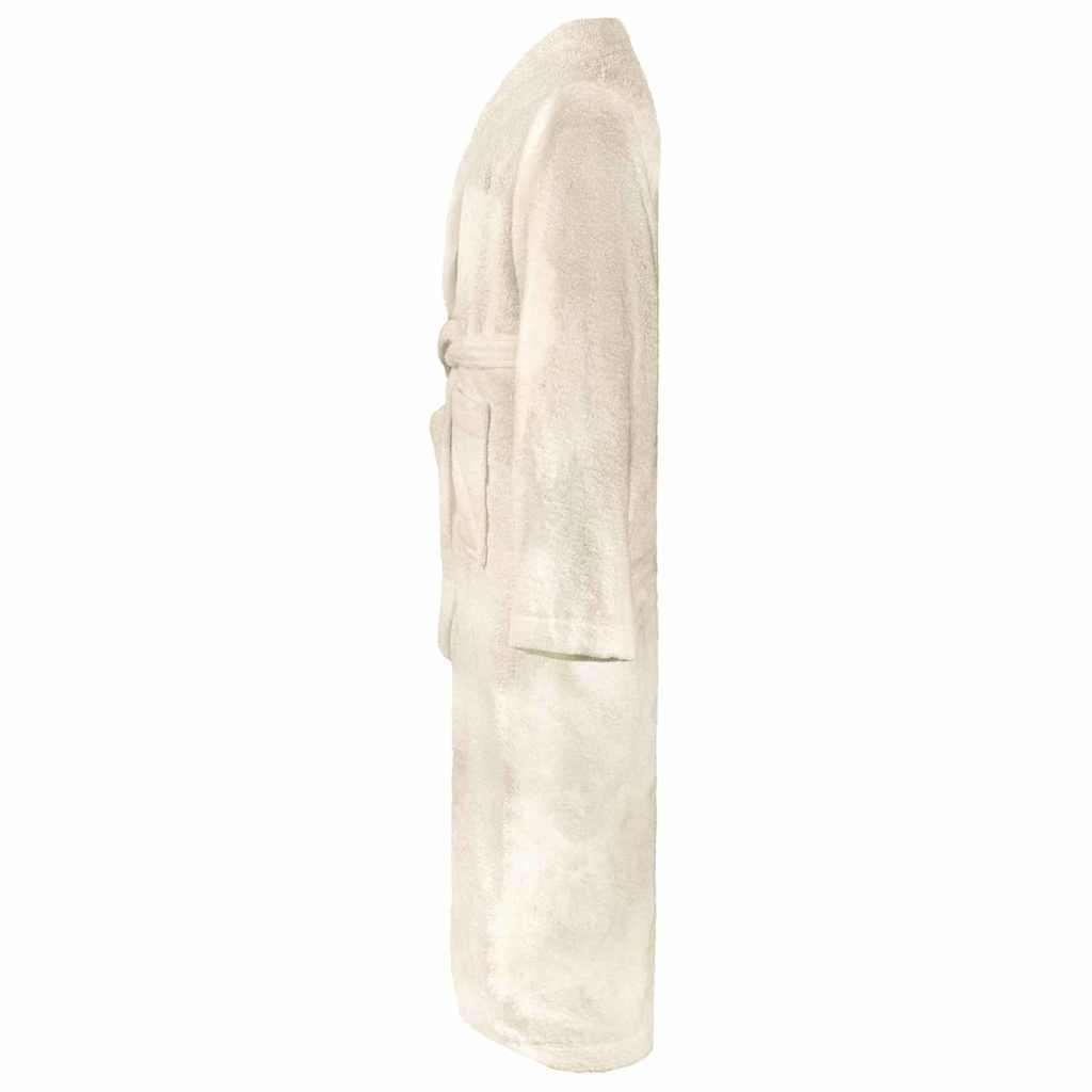 VidaXL Bademantel Kinn Creme S Baumwolle