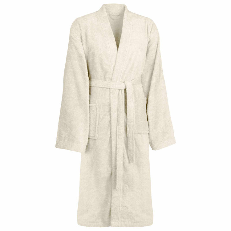 VidaXL Bademantel Kinn Creme XXXL Baumwolle