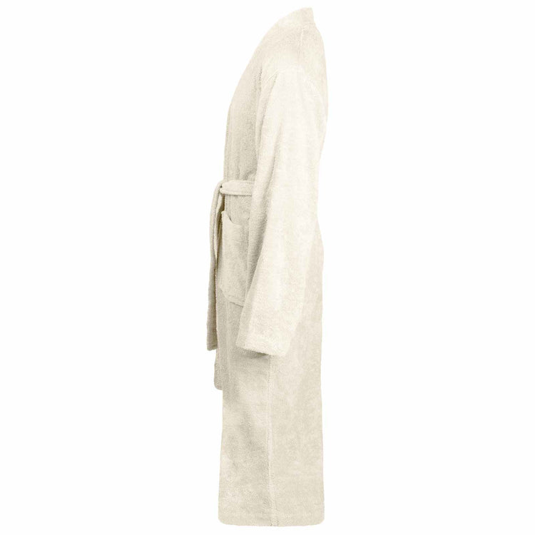 VidaXL Bademantel Kinn Creme XXXL Baumwolle
