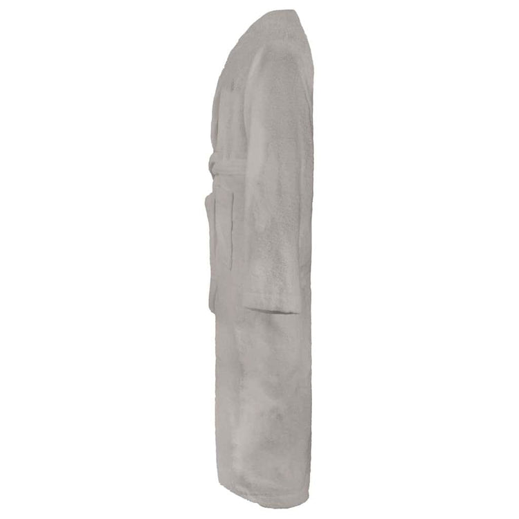 VidaXL Bademantel kinn grau xxxl Baumwolle