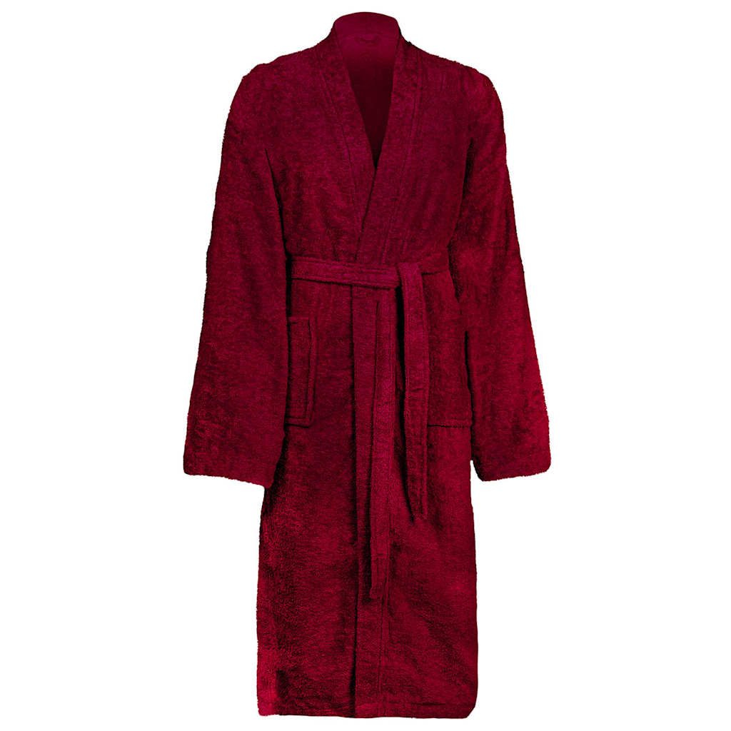 VidaXL Bademantel Kinn Red S Baumwolle