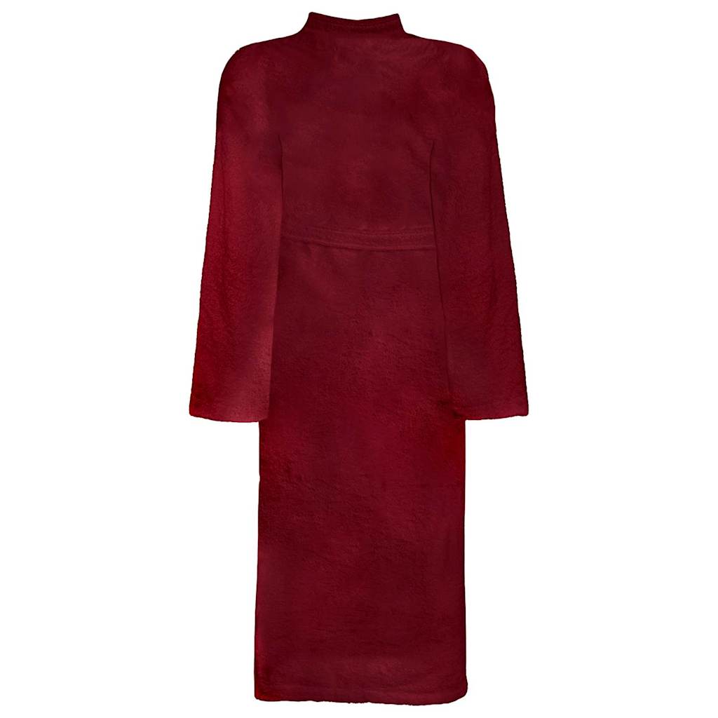 VidaXL Bademantel Kinn Red S Baumwolle