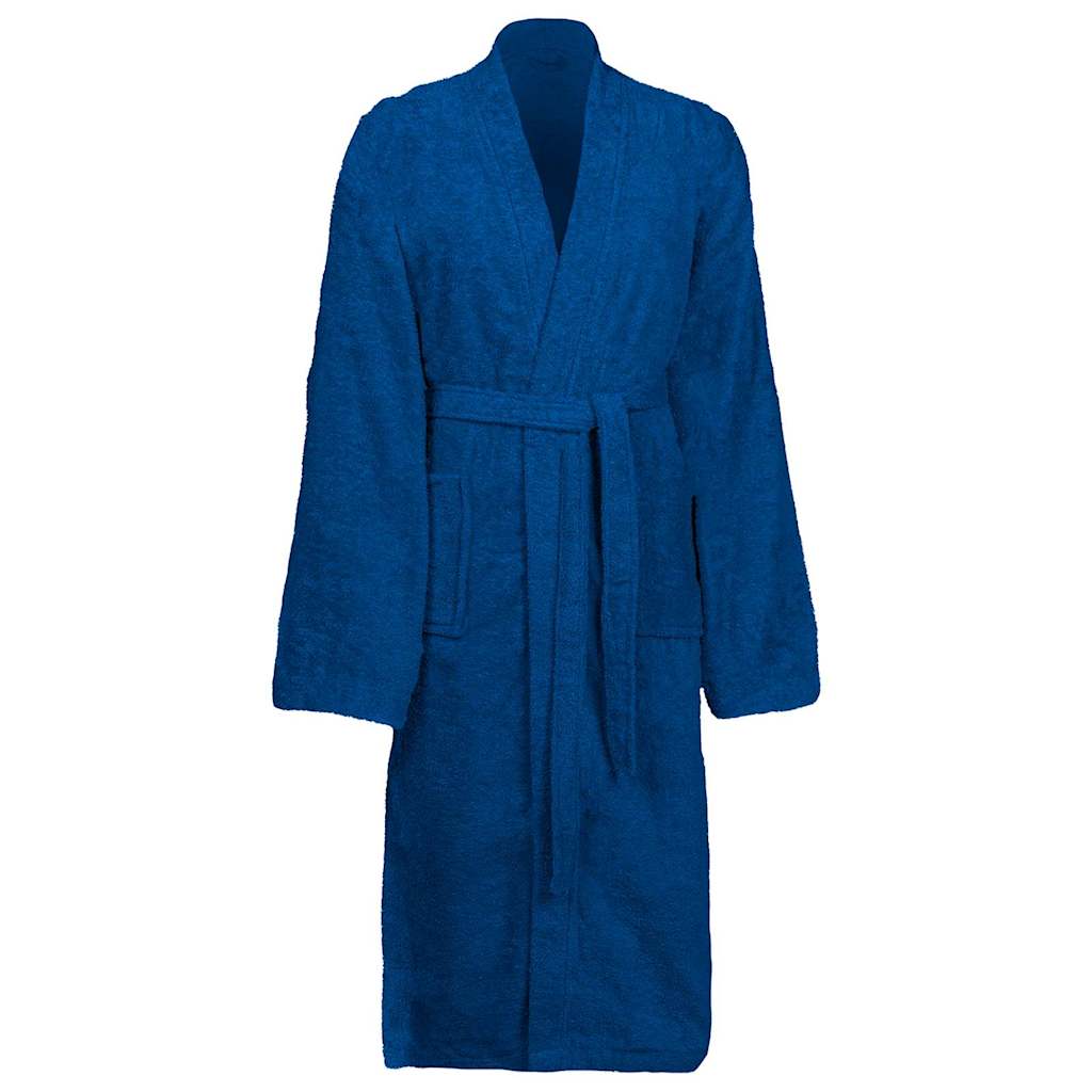 VidaXL Bademantel kinn blau xxl Baumwolle