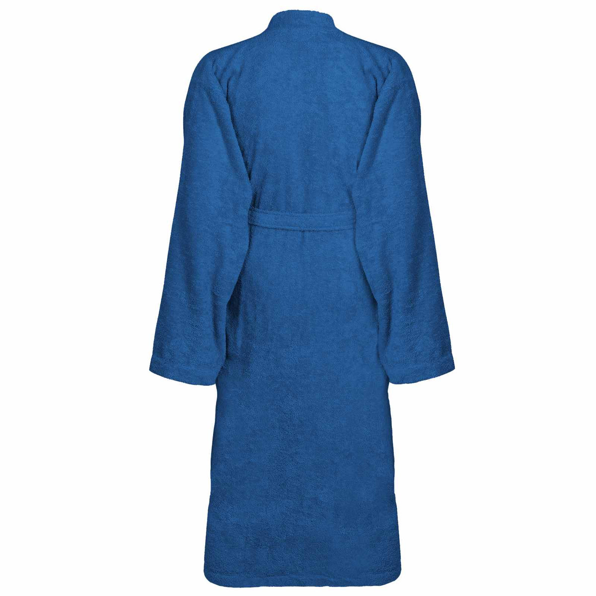 VidaXL Bademantel Kinn Blau XXXL Baumwolle