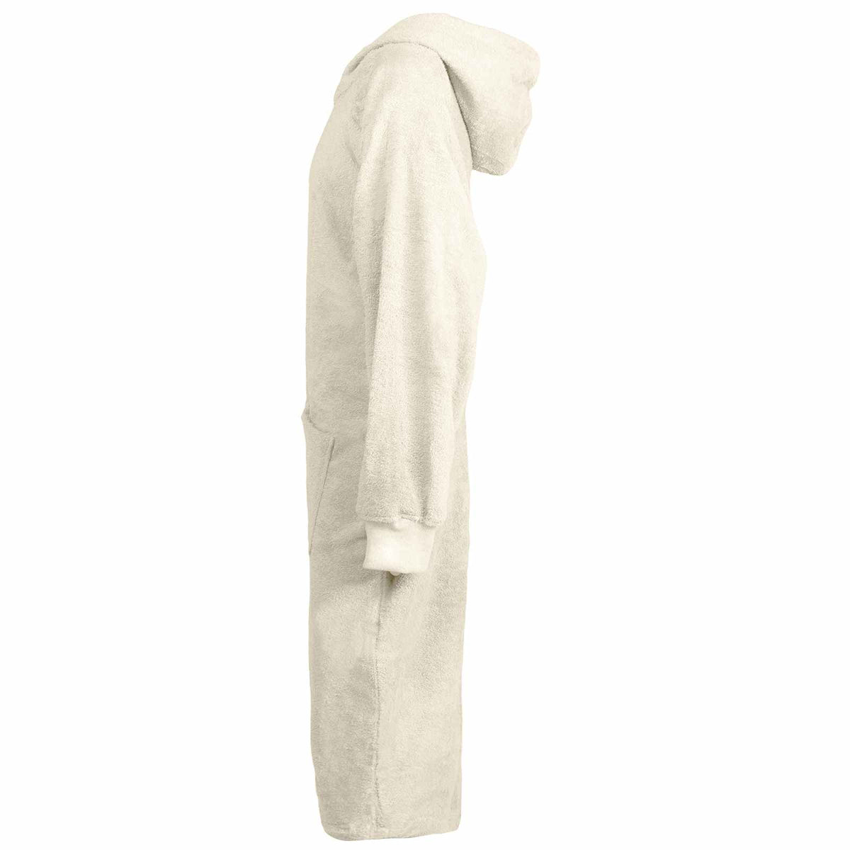 VidaXL Decke Hoodie Kinn Creme XL Baumwolle