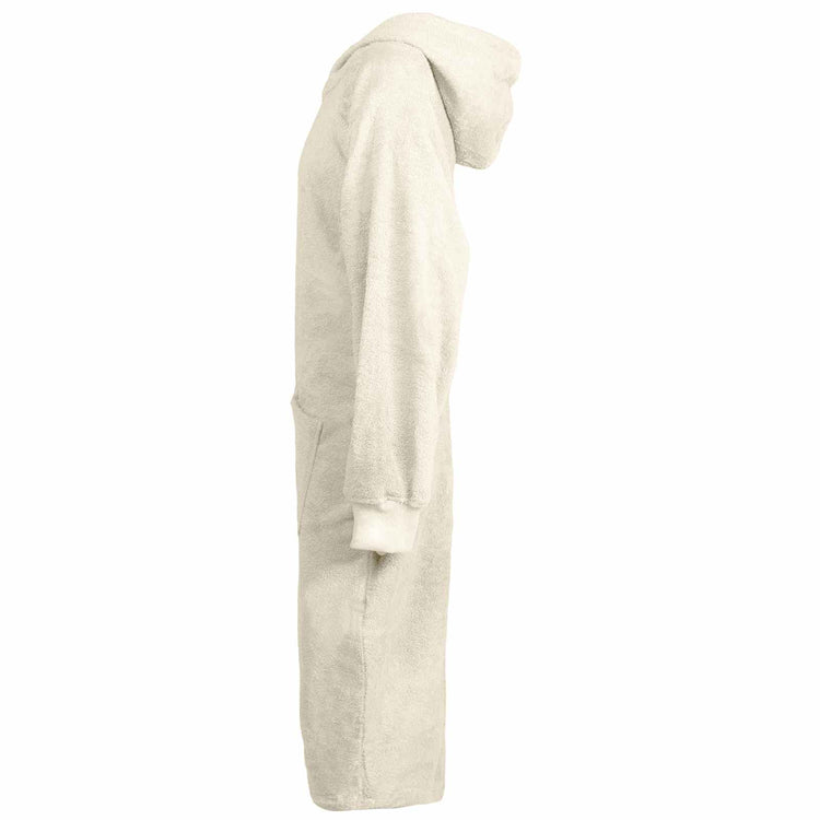 VidaXL Decke Hoodie Kinn Creme XL Baumwolle
