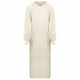 VidaXL Decke Hoodie Kinn Creme XXL Baumwolle