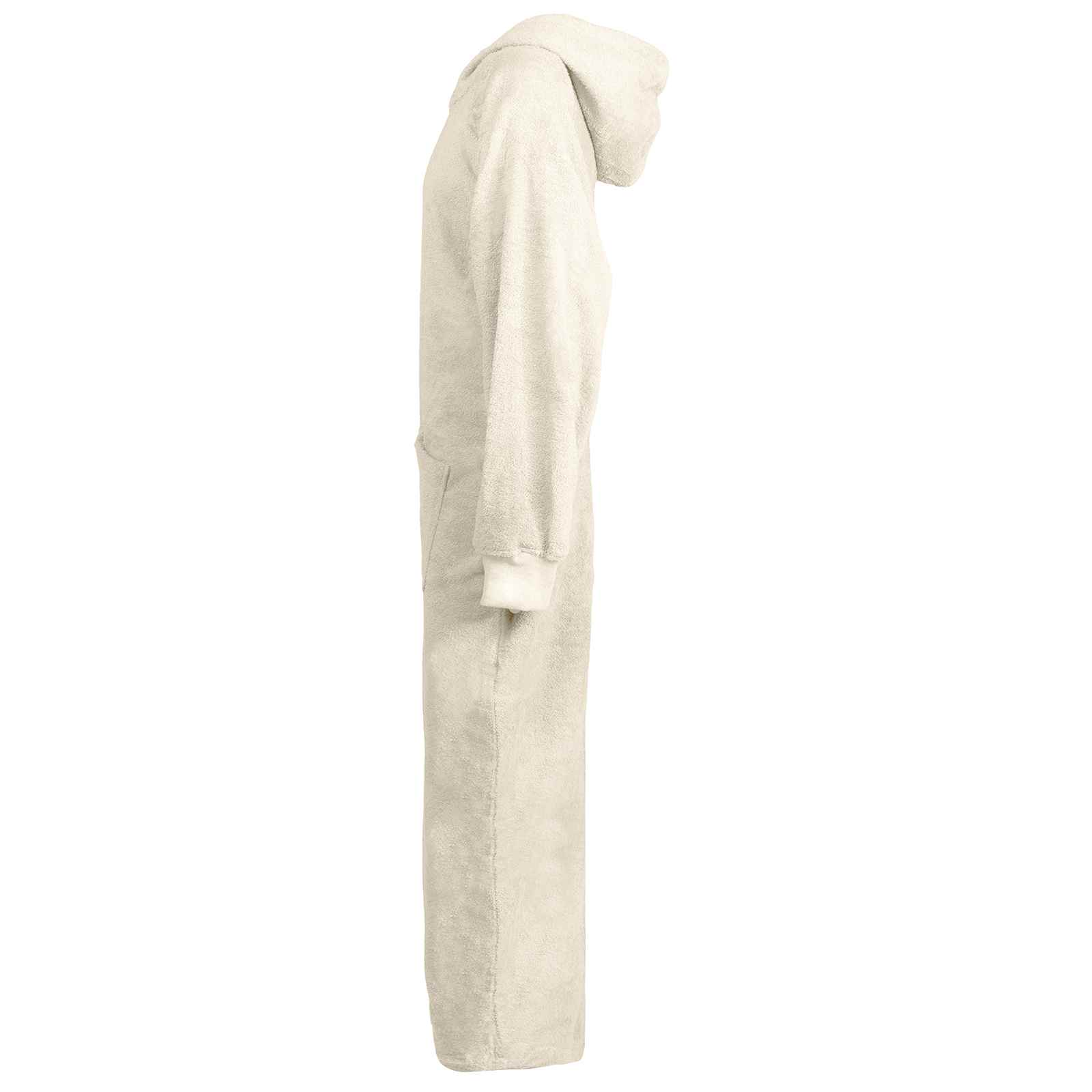 VidaXL Decke Hoodie Kinn Creme XXL Baumwolle