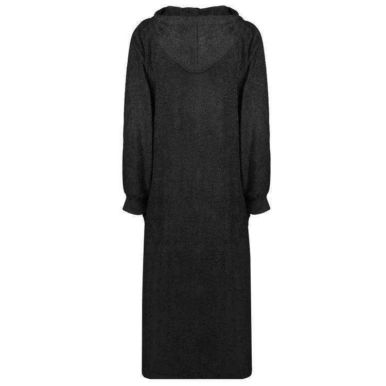 VidaXL Decke Hoodie Kinn schwarz xxl Baumwolle