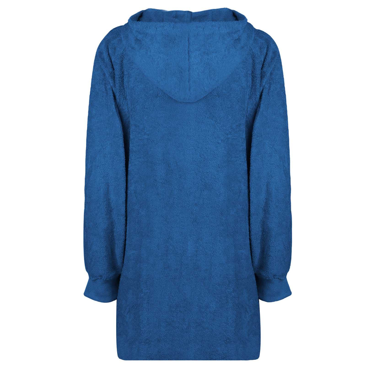 VidaXL Decke Hoodie Kinn Marineblau L Baumwolle