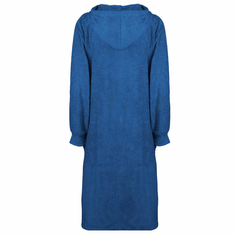 VidaXL Decke Hoodie Kinn Marineblau XL Baumwolle