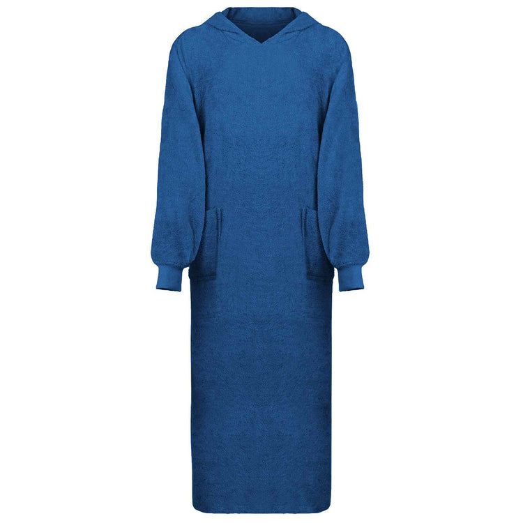 VidaXL Decke Hoodie Kinn Marineblau XXL Baumwolle