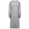 Vidaxl Decke Hoodie Kinn grau XL Baumwolle
