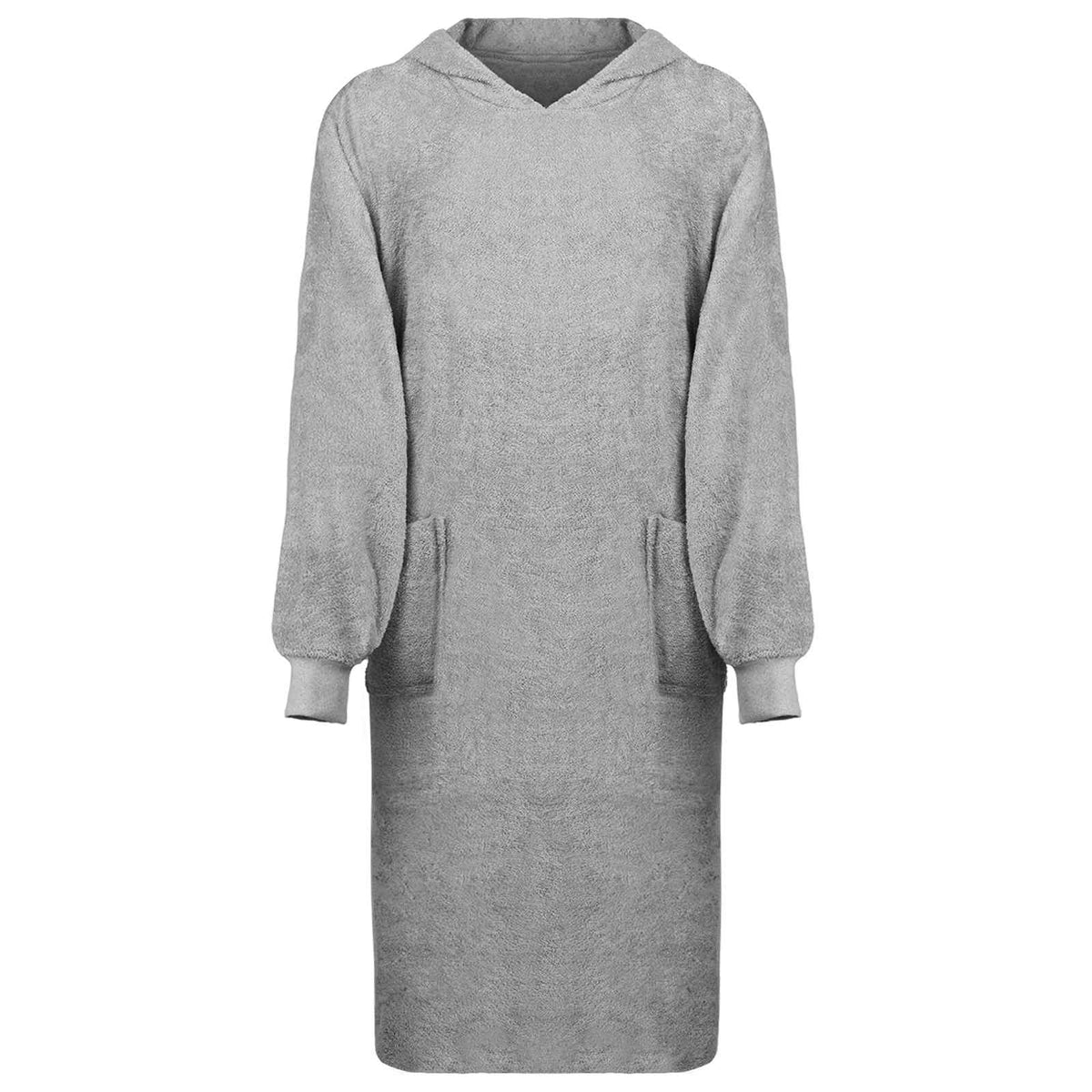 Vidaxl Decke Hoodie Kinn grau XL Baumwolle
