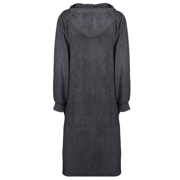 Vidaxl Decke Hoodie Kinn Anthrazit XL Baumwolle