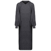 Vidaxl Decke Hoodie Kinn Anthrazit XXL Baumwolle - afbeelding 1