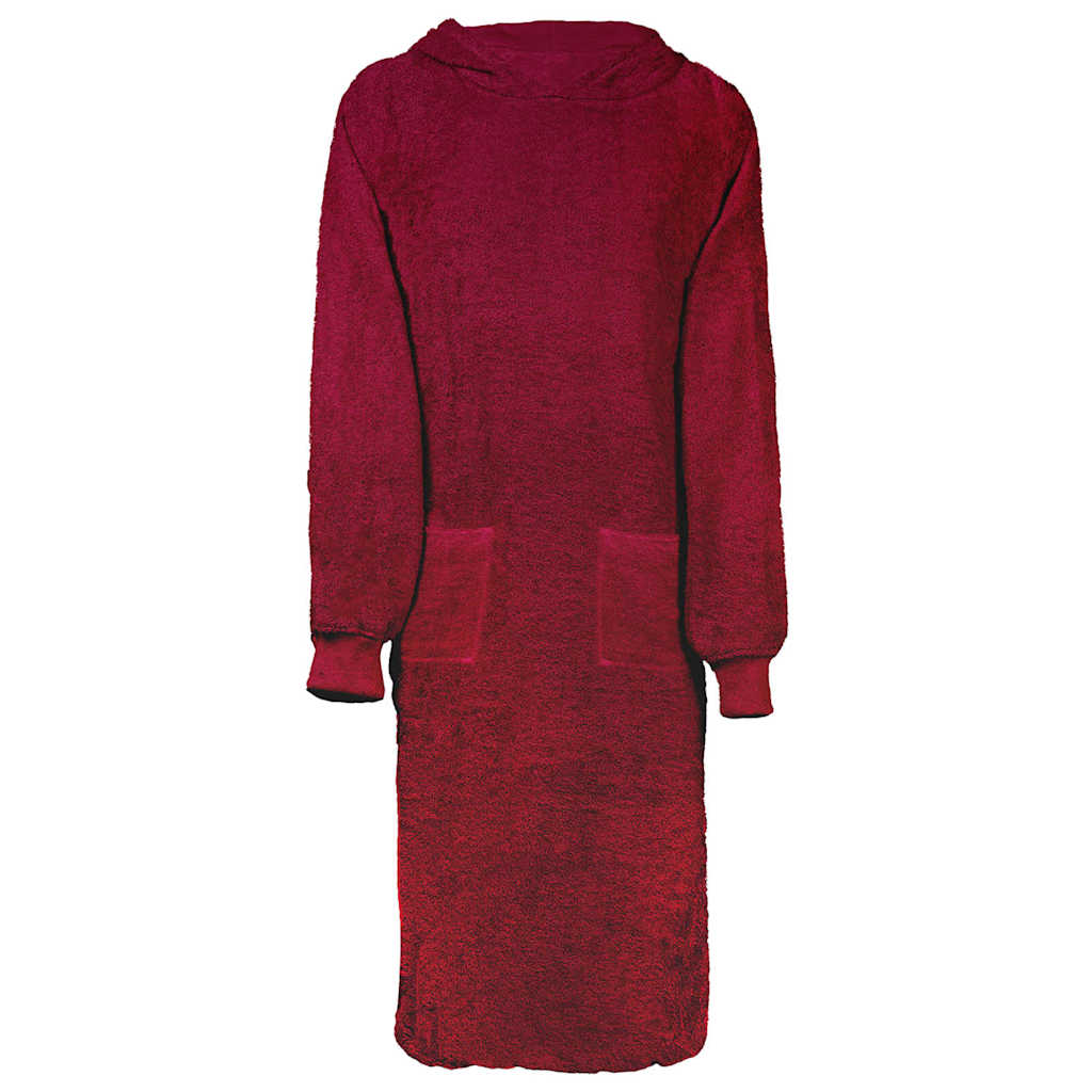 VidaXL Decke Hoodie Kinn rot XL Baumwolle