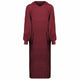 Vidaxl Decke Hoodie Kinn rot xxl Baumwolle