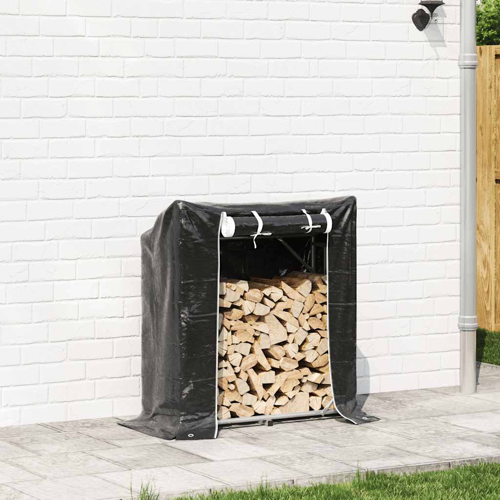 VIDAXL -Kamin mit Regenabdeckung 100,5 x 40,5 x 10,5 cm Stahl