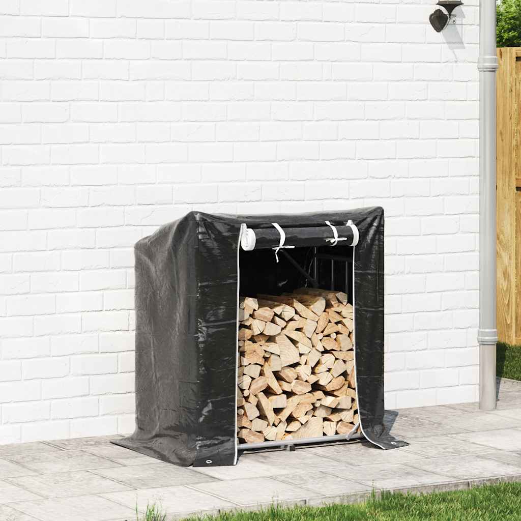 Vidaxl -Kamin mit Regenabdeckung 101x61x110,5 cm verzinkter Stahl