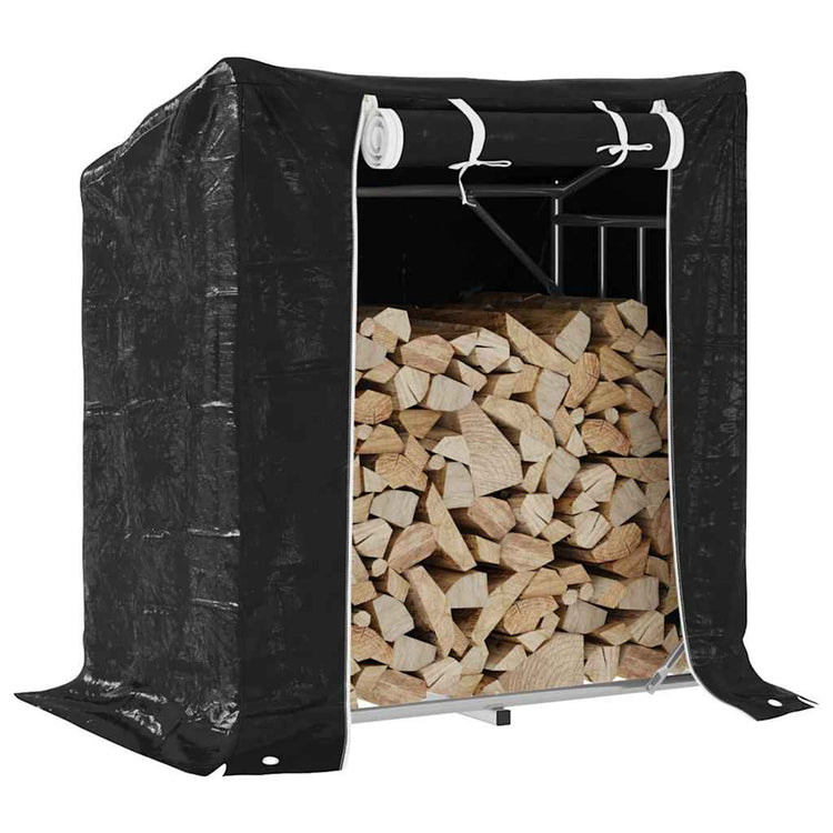 Vidaxl -Kamin mit Regenabdeckung 101x61x110,5 cm verzinkter Stahl