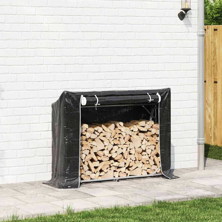 VIDAXL -Kamin mit Regenabdeckung 151 x 40,5 x 10,5 cm Stahl