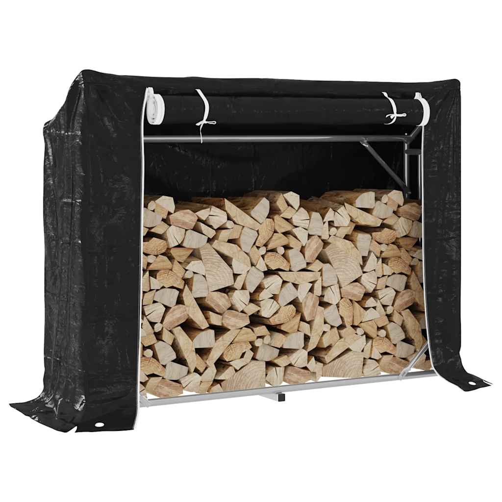 VIDAXL -Kamin mit Regenabdeckung 151 x 40,5 x 10,5 cm Stahl