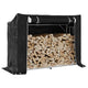 Vidaxl -Kamin mit Regenabdeckung 151 x 60,5 x 10,5 cm Stahl