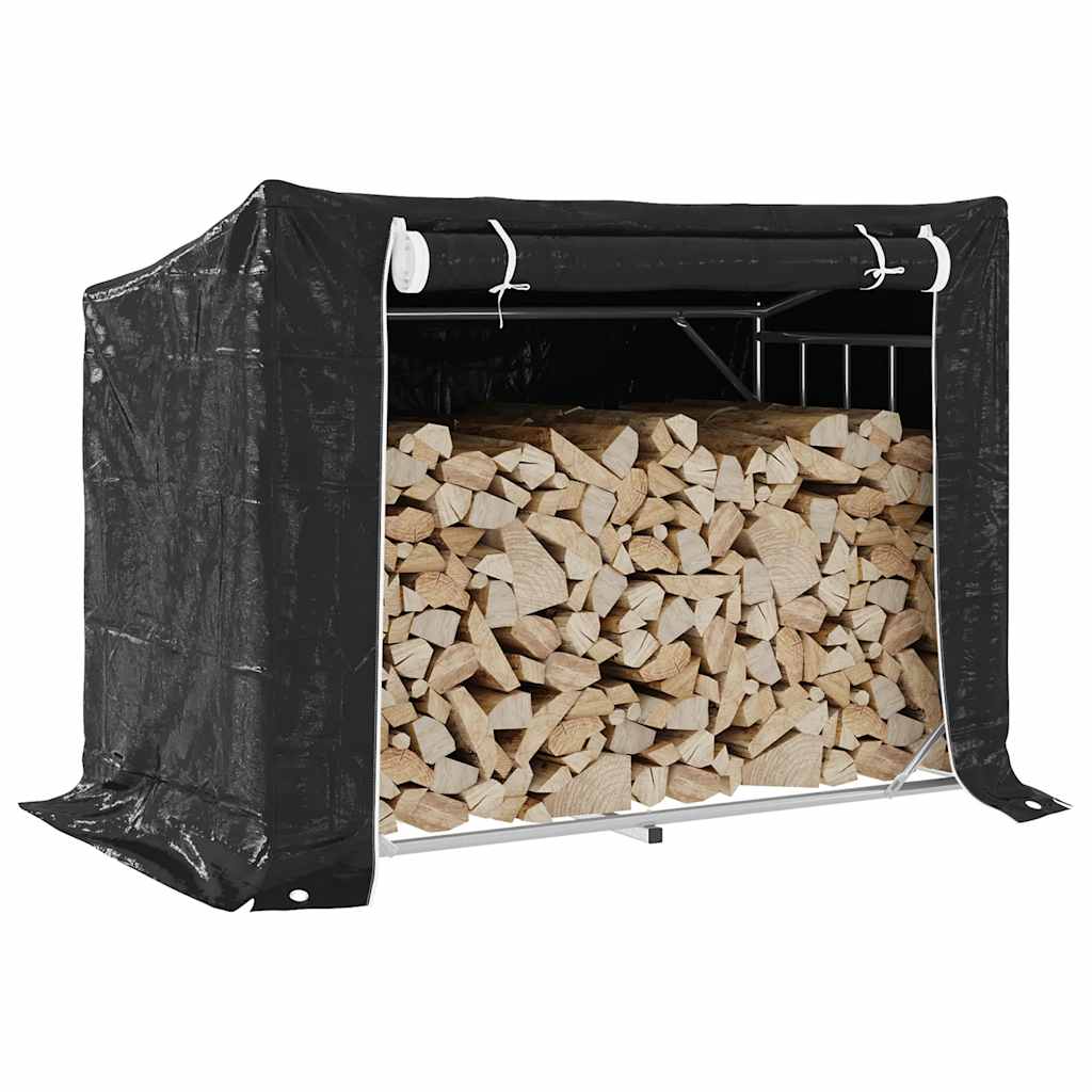 VIDAXL -Kamin mit Regenabdeckung 151 x 80,5 x 10,5 cm Stahl