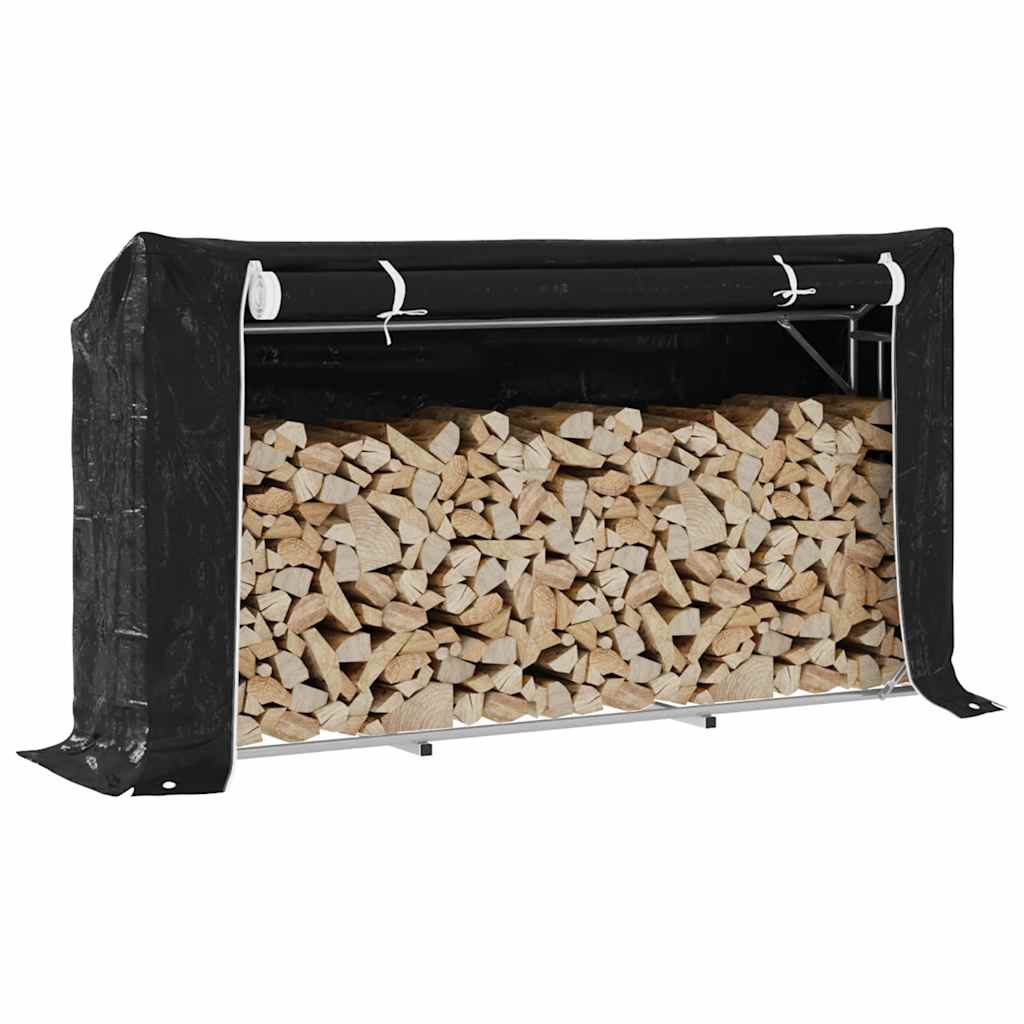 VIDAXL -Kamin mit Regenabdeckung 200.5x41x110,5 cm Stahl