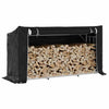 VIDAXL -Kamin mit Regenabdeckung 200,5 x 60,5 x 10,5 cm Stahl
