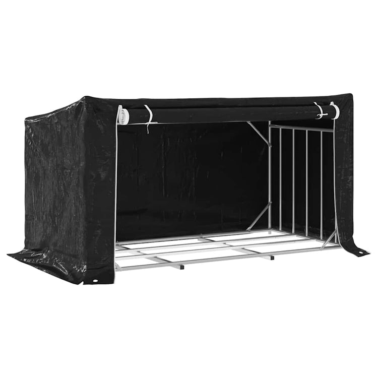 VIDAXL -Kamin mit Regenabdeckung 200.5x100,5x110,5 cm Stahl