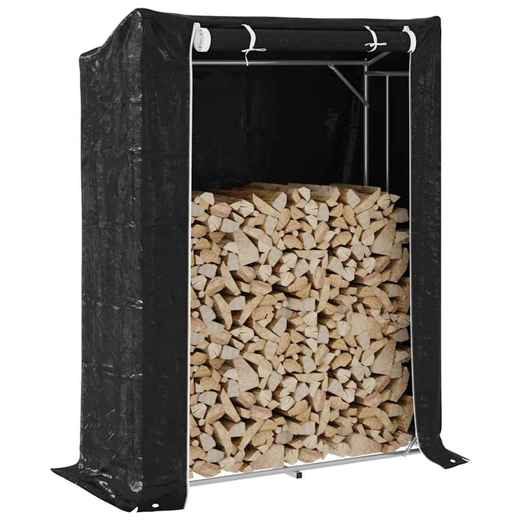 Vidaxl -Kamin mit Regenabdeckung 150x60x200 cm verzinkter Stahl