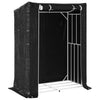 Vidaxl -Kamin mit Regenabdeckung 150x80x200 cm verzinkter Stahl