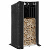 Vidaxl -Kamin mit Regenabdeckung 150x80x200 cm verzinkter Stahl