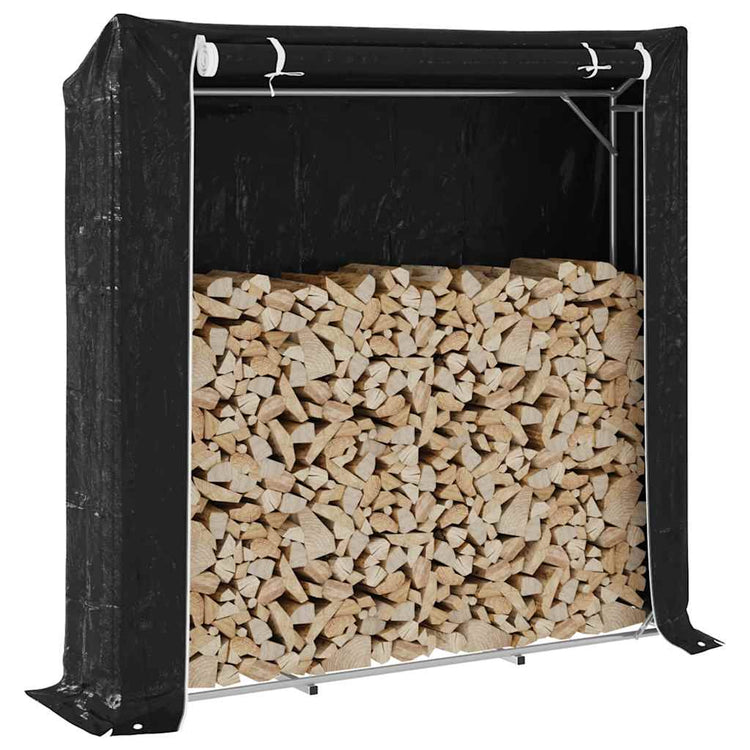 Vidaxl -Kamin mit Regenabdeckung 200x40x200 cm verzinkter Stahl