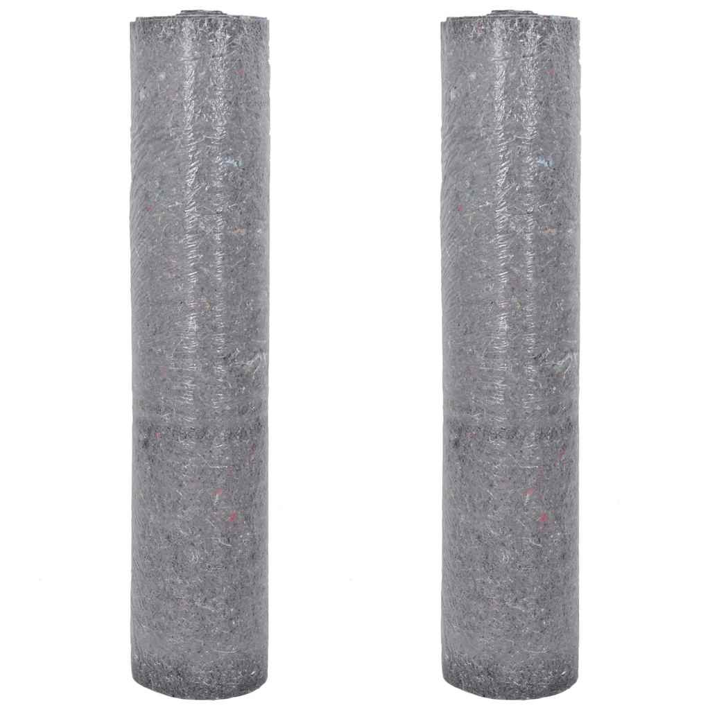Vidaxl Anti-Rutsch-Malervlies 2 Stück 25 m 280 g m² grau