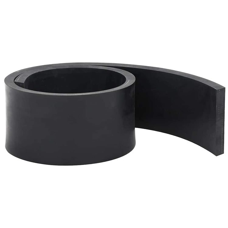 VidaXL Gummikante für Schneepflug 80x8x1 cm schwarz