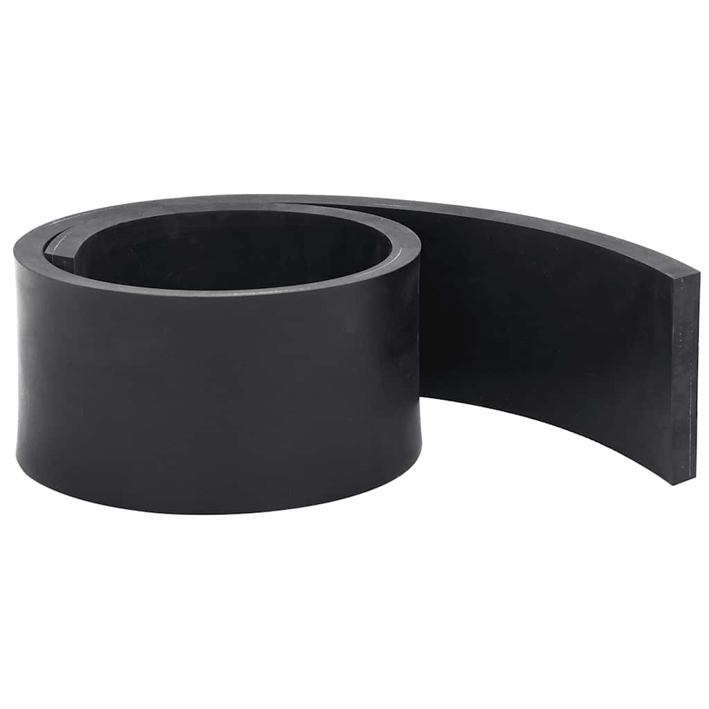 Vidaxxl Gummikante für Schneepflug 120x8x1 cm schwarz