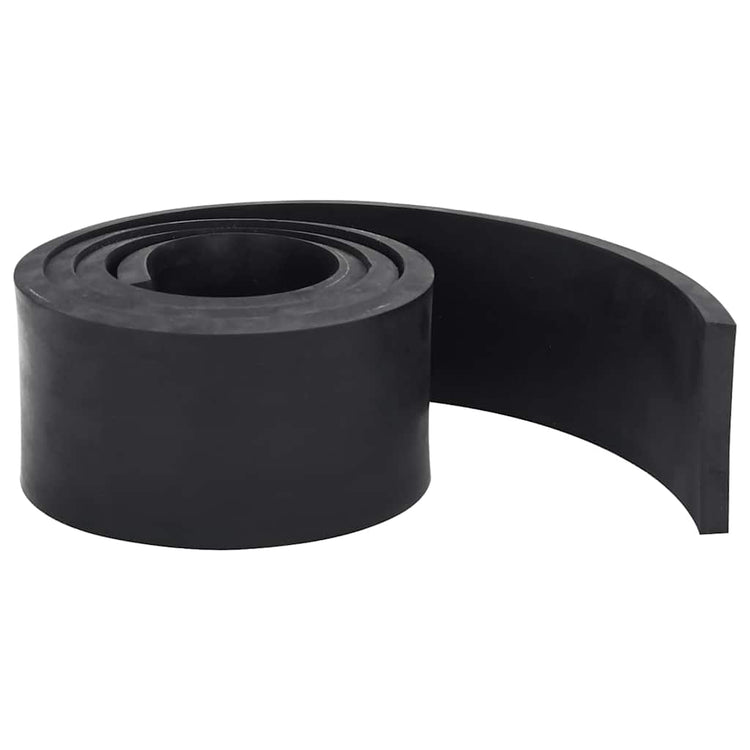 Vidaxxl Gummikante für Schneepflug 200x8x1 cm schwarz