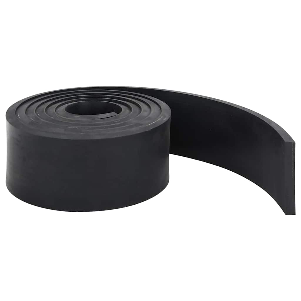 Vidaxxl Gummikante für Schneepflug 250x8x1 cm schwarz