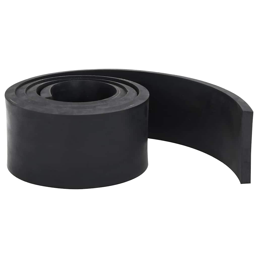 Vidaxxl Gummikante für Schneepflug 180x10x1 cm schwarz