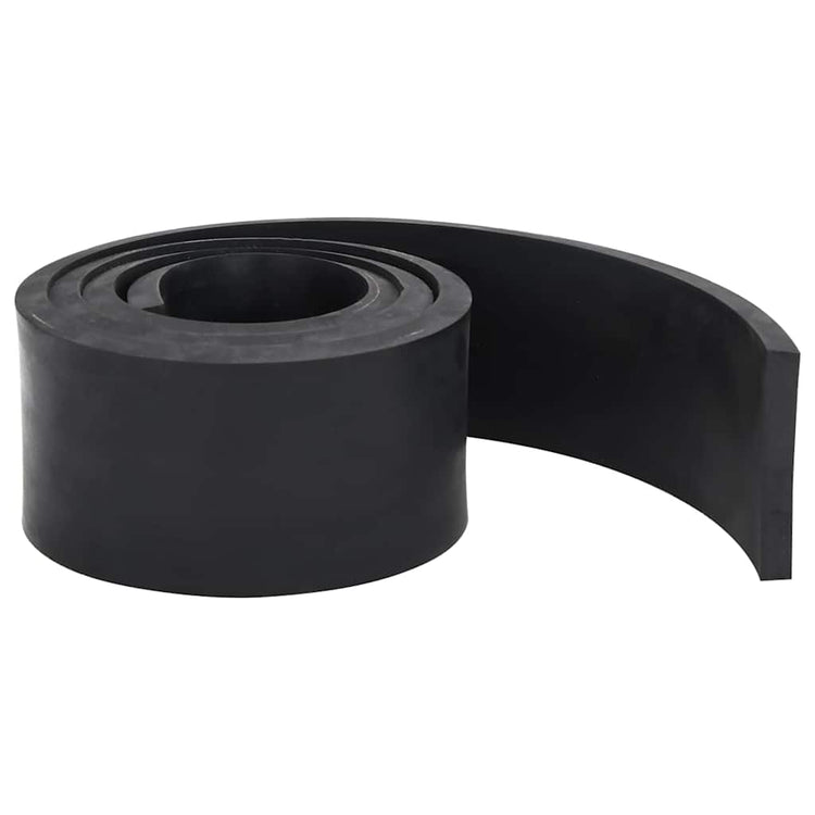 Vidaxxl Gummikante für Schneepflug 180x10x1 cm schwarz