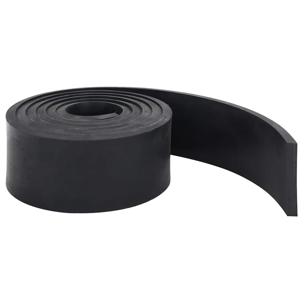 Vidaxxl Gummikante für Schneepflug 250x10x1 cm schwarz