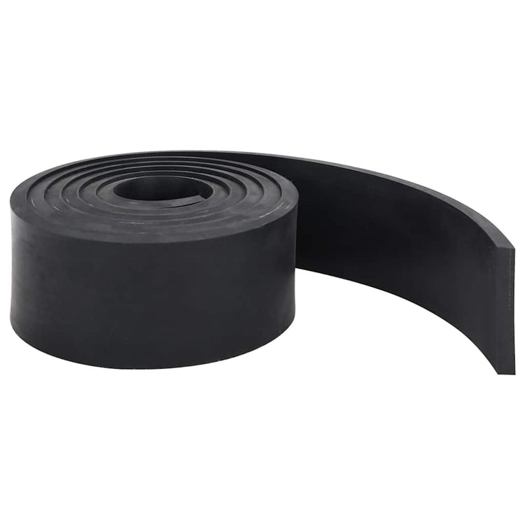 Vidaxxl Gummikante für Schneepflug 250x10x1 cm schwarz