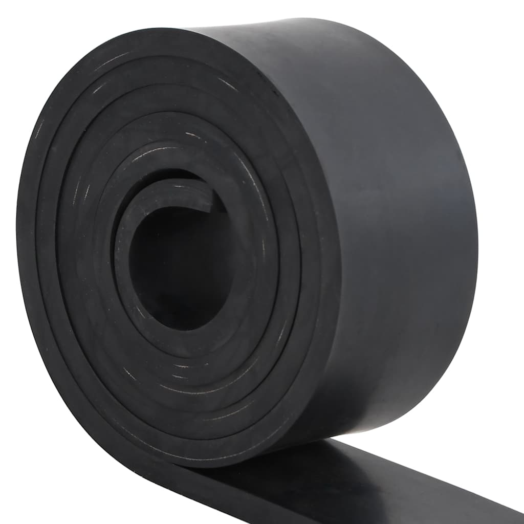 Vidaxxl Gummikante für Schneepflug 250x10x1 cm schwarz