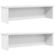 Vidaxx Küchenregale stapelbar 2 Stück 50x15x16 cm weiß